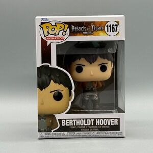 Funko Pop! #1167 Bertholdt Hoover Attack on Titan New w/ Protector *Vaulted*
